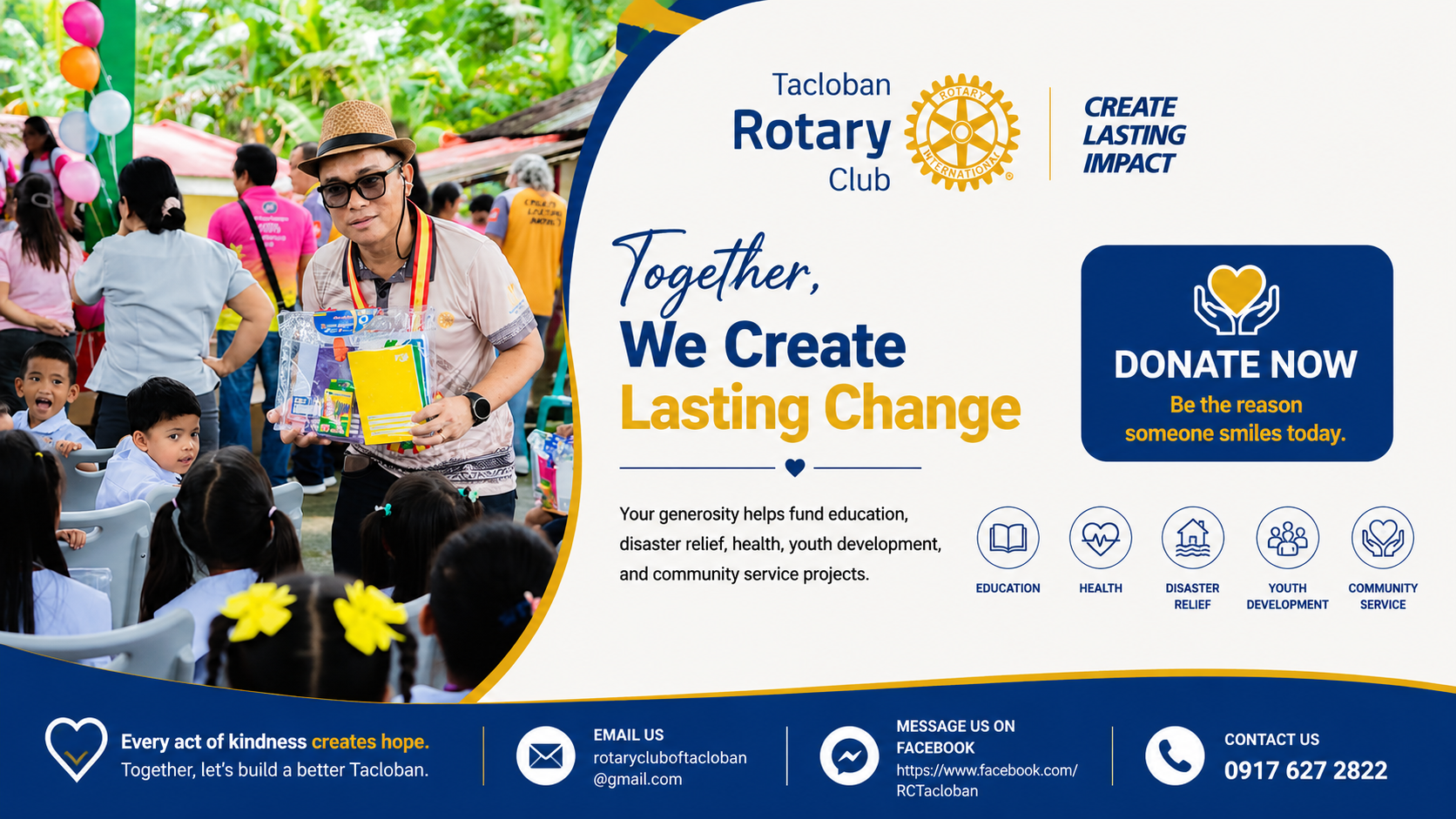 Support the Rotary Club of Tacloban — Donate